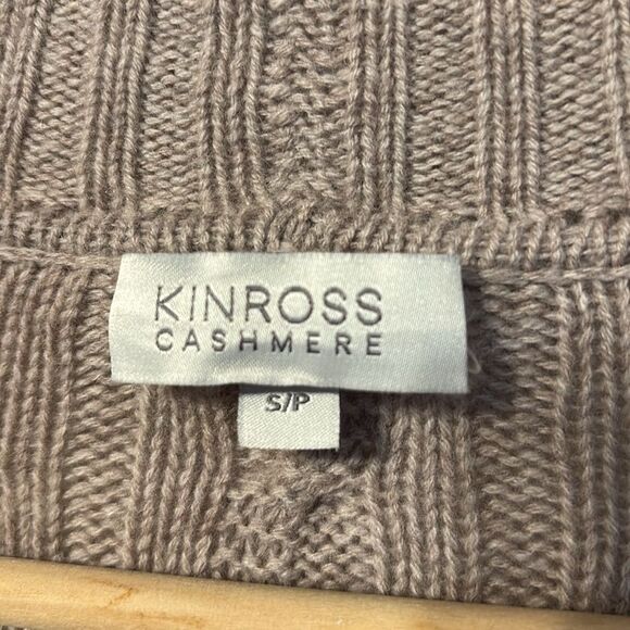 Kinross Cashmere Blend Open Duster Cardigan Small - Picture 2 of 6